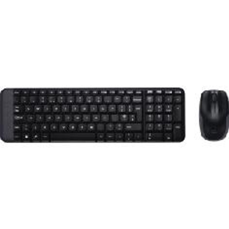 Teclado + mouse logitech mk220 wireless ingles