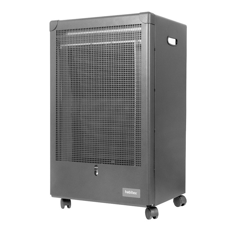 Estufa gas llama azul