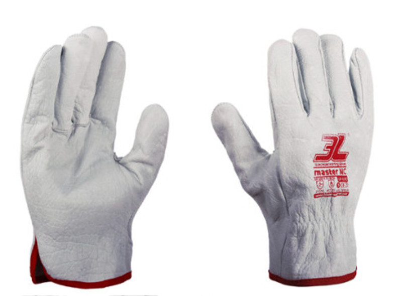 Guantes de Cuero Blancos