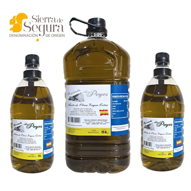 Pack Familiar 5L + 4L,AOVE con D.O. Sierra de Segura: ANTES-70€,AHORA-63€